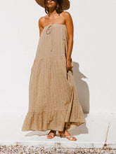 Drawstring Draped Stylish Holiday Style Dress InsStreet
